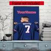 Mbappe Customize Your Name Diamond Painting Round Diamond Diy Frameless Holiday Artwork Suitable For Home Office Wall Decoration