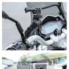 Motorcycle Action Camera Mount Handlebar Holder for GoPro Hero Insta360 DJI Osmo SJCAM Aluminum Alloy Adjustable Clamp