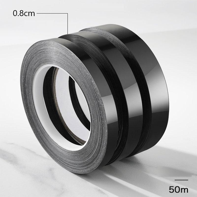 Ceramic Tile Gap Tape Decor Gold Silver Black Self Adhesive Wall Home Decoration