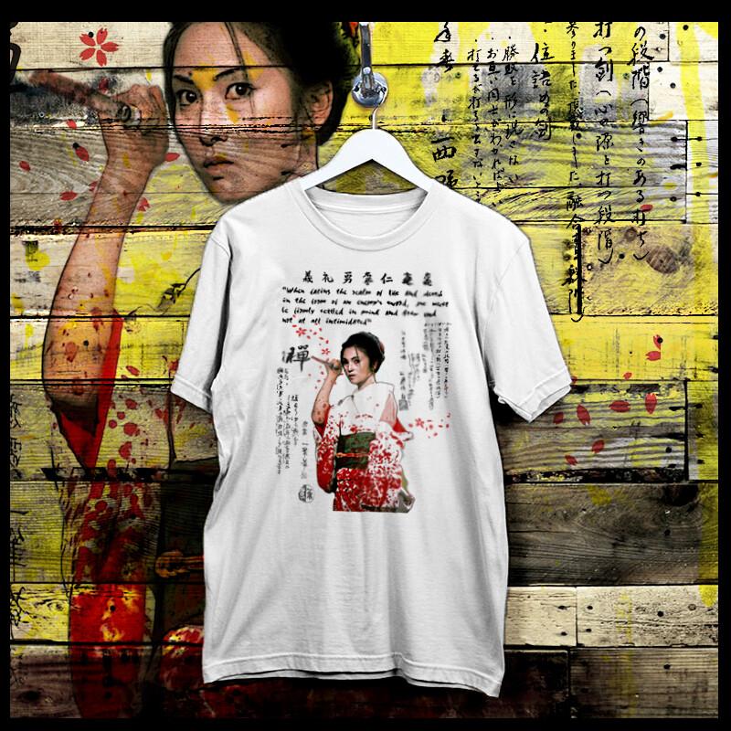 

Samurai T-Shirt Shogun Assassin Bushido Ronin Hattori Hanzo Japanese Kanji tee 2XL