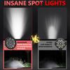 LED-Arbeitsscheinwerfer 6000K 200W 7 Zoll Auto Runder Arbeitsscheinwerfer Fahrlicht IP68 Wasserdicht Spotlights