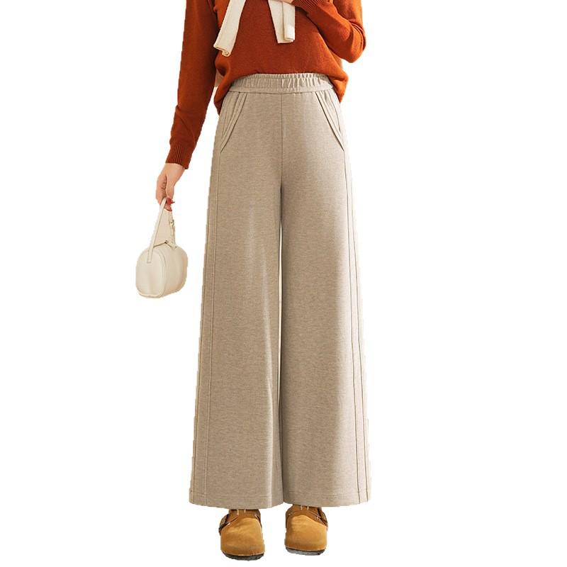 Kadın Yüksek Bel Geniş Bacak Yoga Pantolonu - Hızlı Kuruyan, Nefes Alabilen, Nervürlü ve Esnek - Açık Hava Sporları ve Fitness İçin