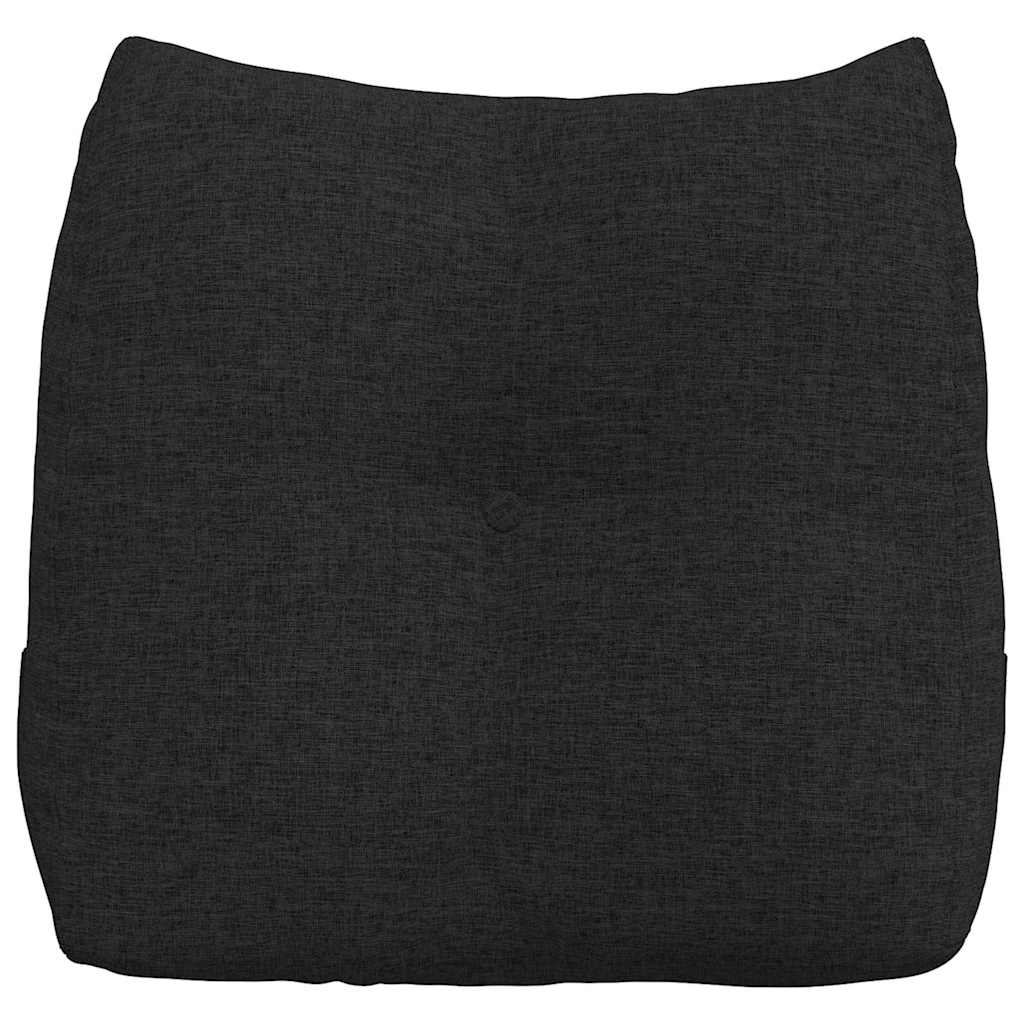 Back Cushion Black 45 X 24 X 50 Cm Fabric