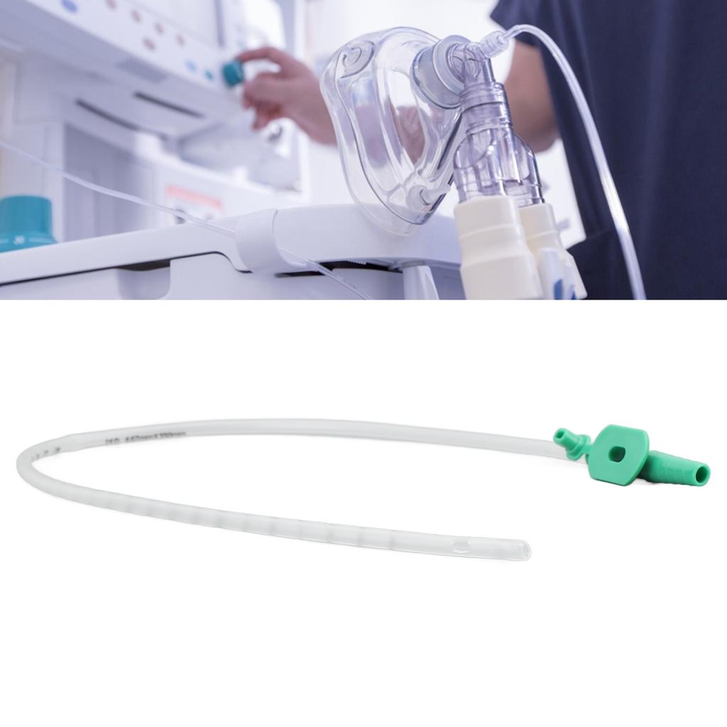 5pcs Sputum Suction Machine Catheter with Gloves Clear Scale Disposable Suction Tubes for Electric