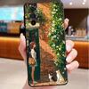 Japan Anime Girl Cat Landscape Phone Case For Motorola Edge 60 50 40 Pro 60 50 40 30 Ultra Neo Fusion Moto G Play G Stylus G