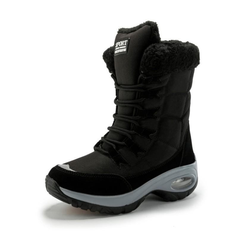 Women's Waterproof Fleece-Lined Winter Boots - Thick, Warm, Plus Size, Snow-Ready
