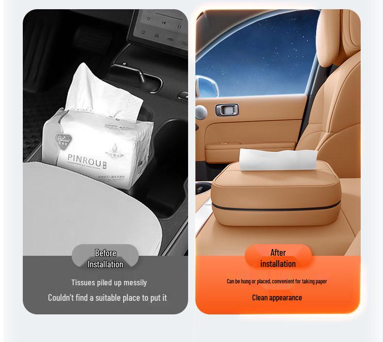 Geely Galaxy Starship 7 Car Tissue Box 2025: Pull-Out Hanging Seat Bag