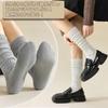 IFSUN Loose Knee Pile Perfect for High School Students and School Uniforms Women's Socks, Cute, Warm, Sole, Sweat-Wicking, Breathable, Antibacterial,