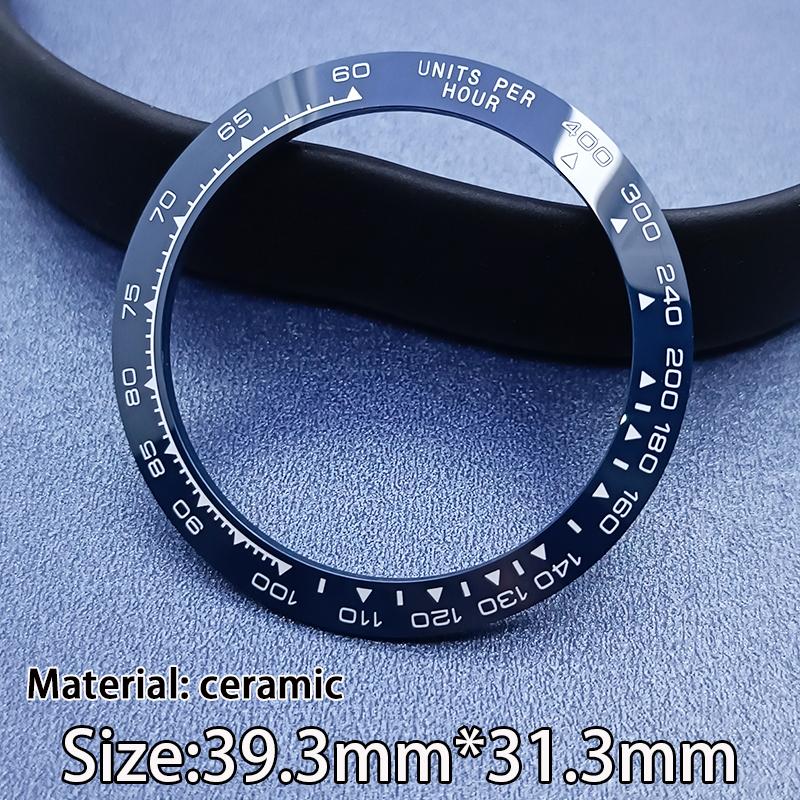

39.3mm*31.3mm ceramic/metal watch accessories bezel for 39.3mm men s watch replacement bezel