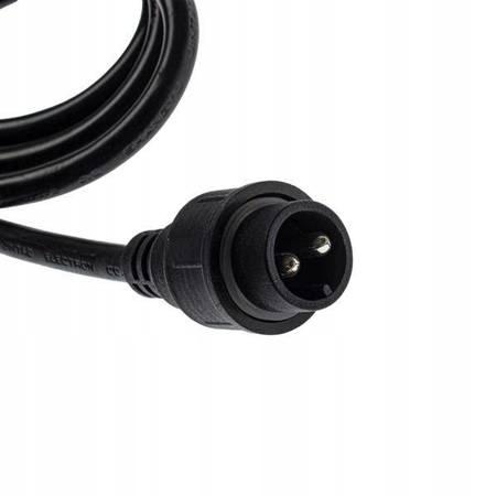 Garden Light Garland 10m with Bulbs, Outdoor Chain of Garden Lights