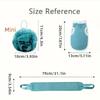 Bath Towel Shower Three Piece Set, Thickened Mud Cleaning Bath Ball Combination Set, Pull Back Strip Long Back Towel