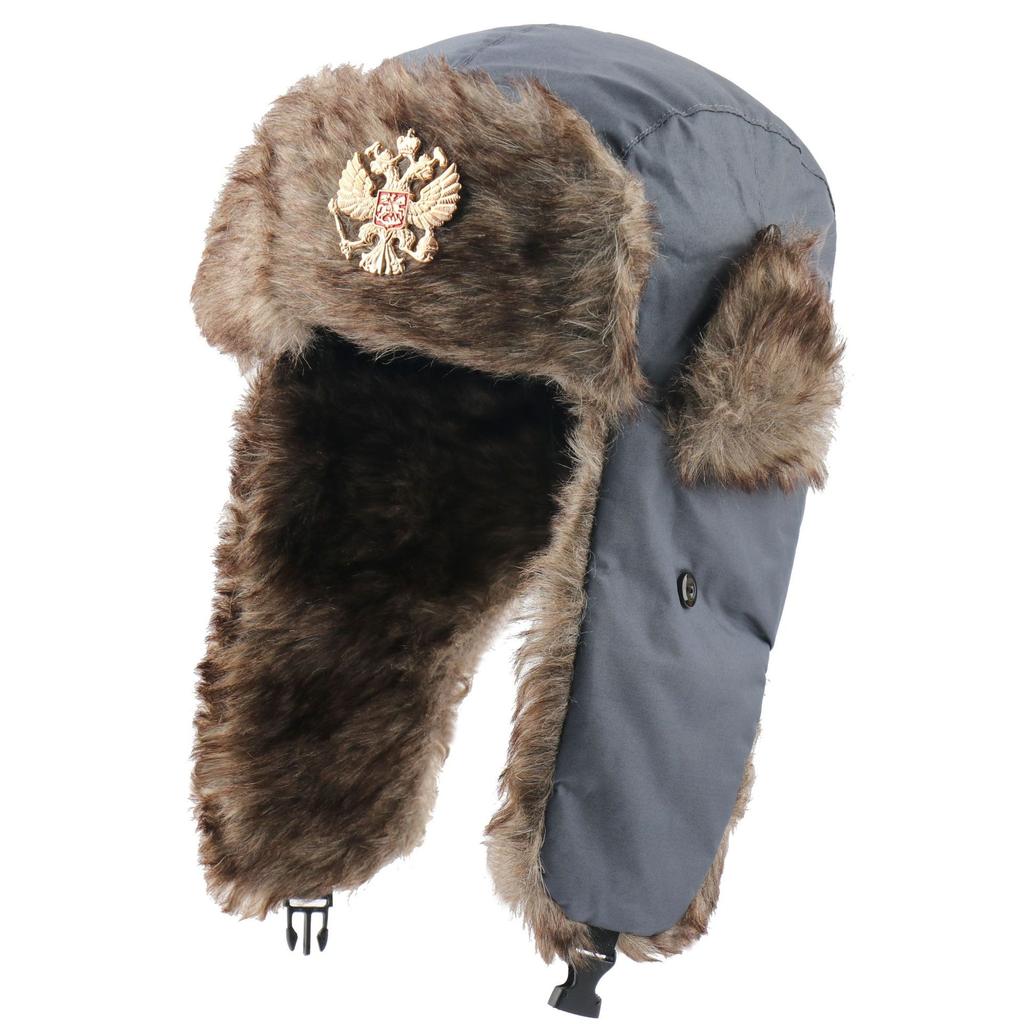 Sowjetisches Wappen Lei Feng Hut winddicht warm Ohrenschützer Hut Herren und Damen Outdoor Reiten Nordost warmer Hut Winter neu