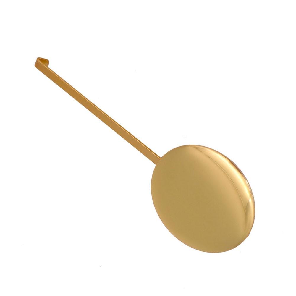 Nástěnné hodiny Vysoký lesk Zlatý kov Kyvadlový houpavý pohyb Křemenné příslušenství