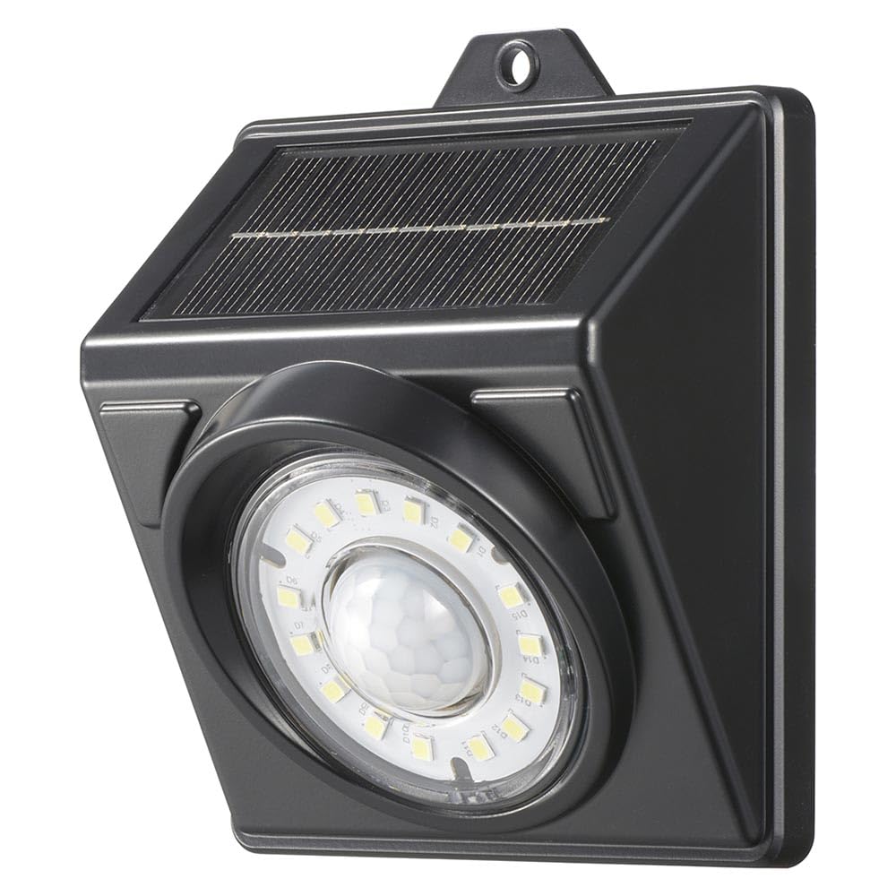 

OHM Electric E-Bright Solar Sensor Light, Outdoor, Waterproof, IP65, Solar Rechargeable, 800 Lumens, Daylight White, LT-SSL80DW3 (Product Code: