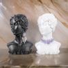 Harz-Schaufensterpuppe für Halsketten und Ohrringe Display Schmuck-Präsentationsständer Elegante Fotografie Schmuck-Requisiten