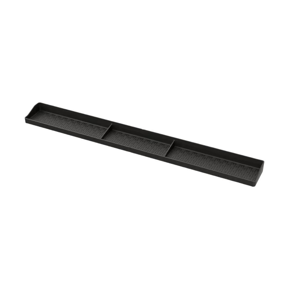 Silicone Over the Stove Spice Rack 3 Partitions Kitchen Storage Shelf  for Flat-Top Stove