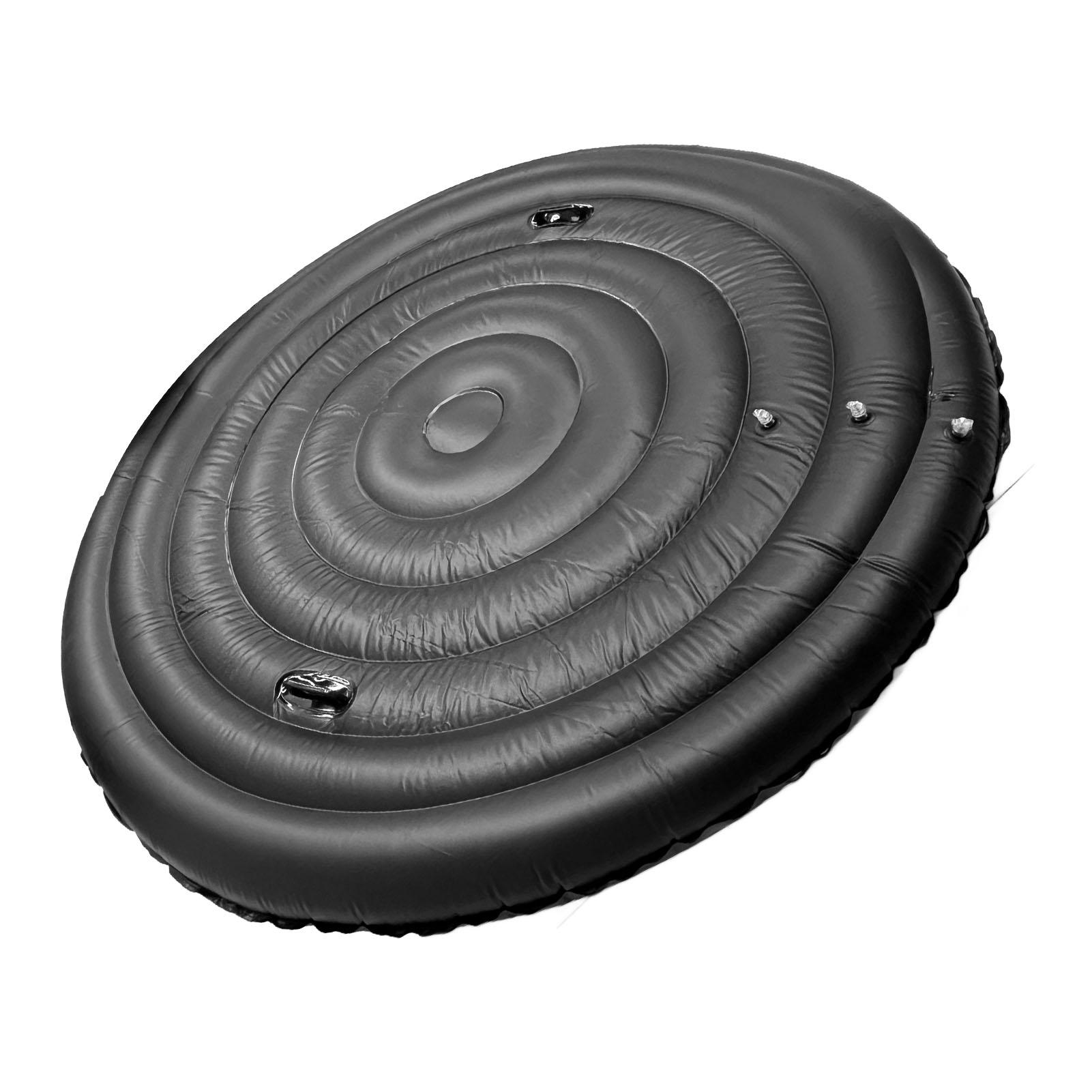 

Inflatable Hot Tub Cover PVC PVC Cover with Handles Outdoor Cover Snow Waterproof Windproof Display
