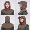 Sun Protection Headscarf Hat Wide Brim Hijab Baseball Cap Sun Hat with Hood  Motorcycle Sports