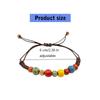 Elegant Ceramic Bead Bracelet Handmade Craft Supplies Stylish Wristband Handwoven Adjustable Unisex Jewelry Accessory