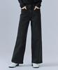 Chase Cult Women'S Brushed Black Washed Wide Denim Pants-Cfrg2373C03