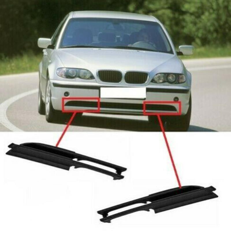 AA92-2Pcs Car LH & RH Bumper Grille For BMW E46 330I 320I 325I 325Xi 2002-2005 51117032614 51117032613