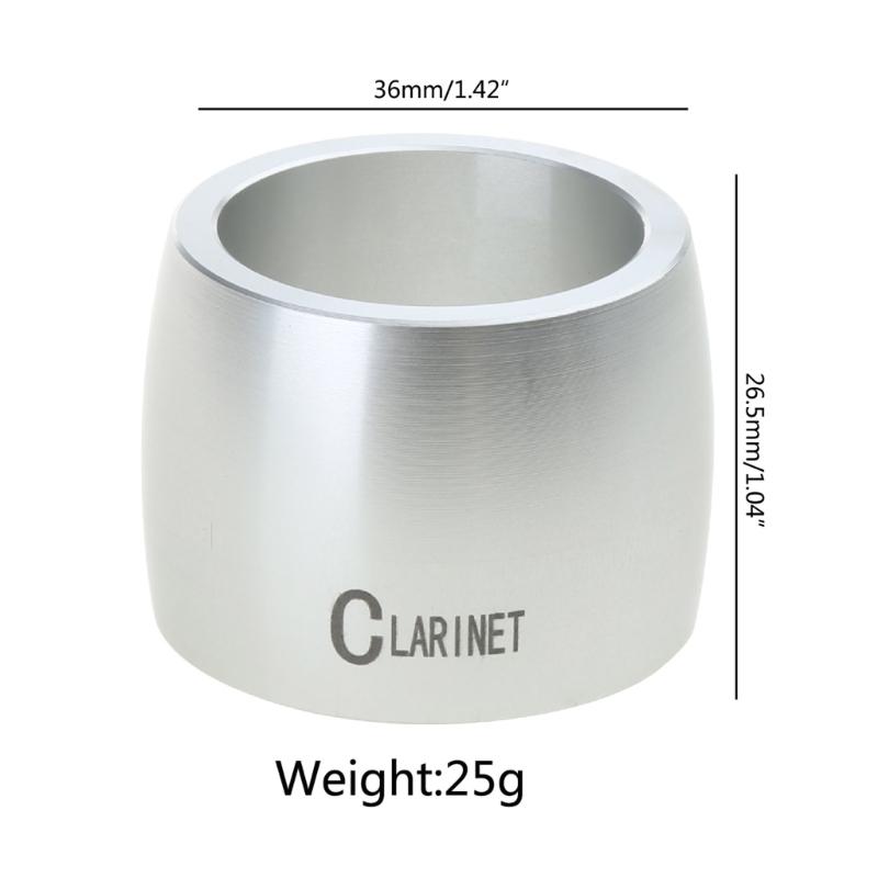 Aluminum Wide Ring Tenor Saxophone Mouthpiece Fastener Clip Compact Sax Ligatures for Tenor/Alto/Saxophone Mouthpiece