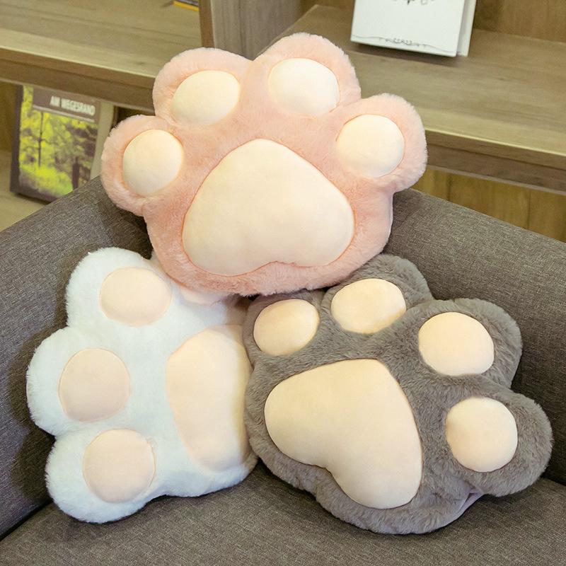 Cute Cat Claws Can Be Inserted Into The Throw Pillow Office Lunch Break Pillow Students Winter Warm Claws Hand Cover