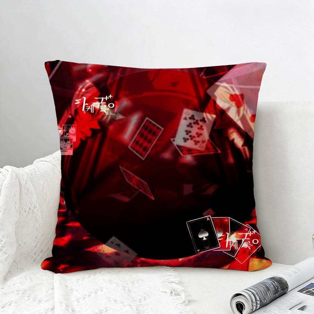 Casino Chances Casino Cushion Cover Natural Linen Pillowcase Set AllinOne Decor for Sofa Bedroom Chair