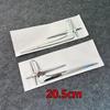 3D ABS Car fender side angel wing labels C-class E-class C200L extended version refit accessories
