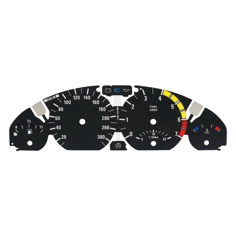 300KM/H Gauge Face Overlay for BMW