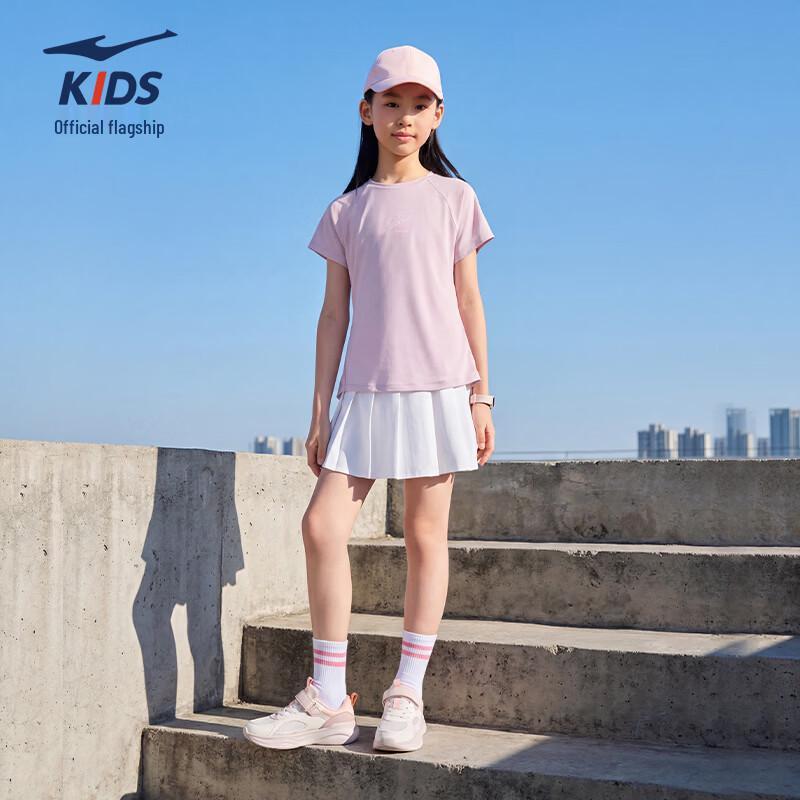 ERKE Girls' UV 50+ Quick Dry Summer T-Shirt