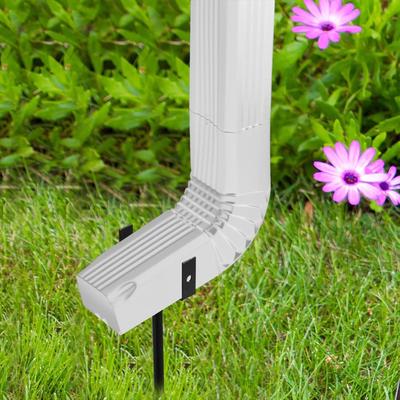 Downspout Bracket 2 Pieces Gutter Downspout Holder Stable Stand Adjustable Accessories For Flood Prevention Drainage Outdoor