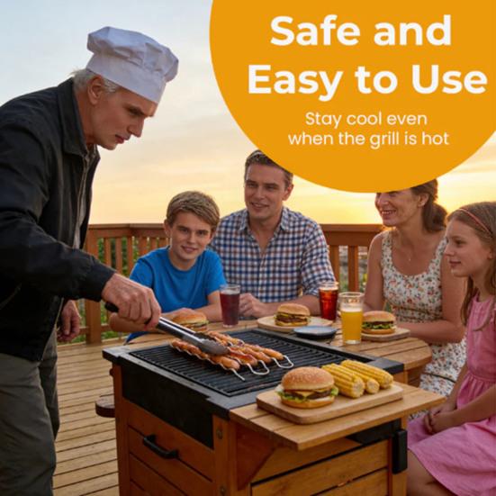 Grilovací rošt na válečcích z nerezové oceli pro klobásy a zeleninu pro rovnoměrně propečené jídlo Snadno čistitelný Nerezový venkovní grilovací nástroj