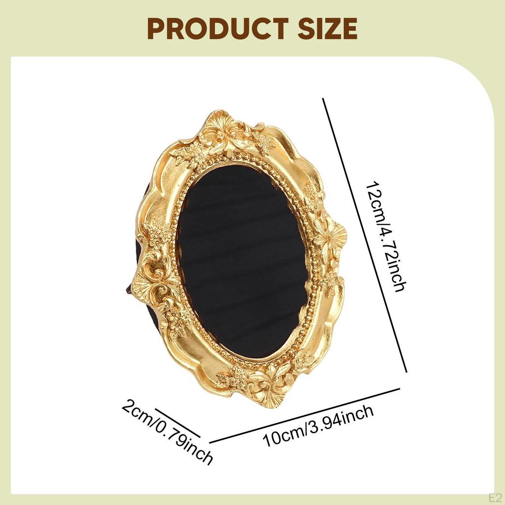 Vintage Display Stand Baroque Holder,Portable Resin Versatile Organizer Ear Tray for Store