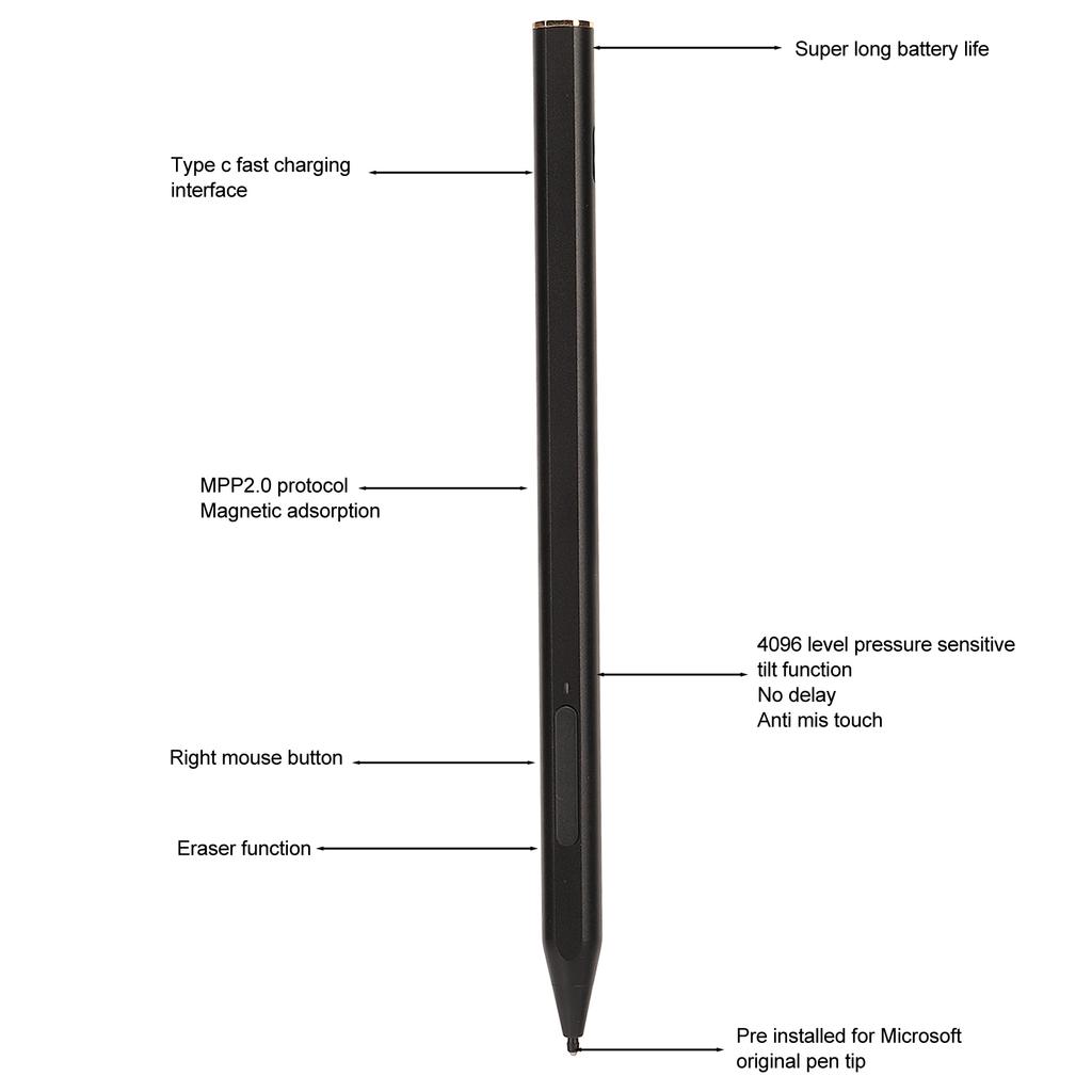Pen Auto Shutdown 5V 200mA   Battery Life 4096 Pressure Sensitive Digital Touch Pen for   for