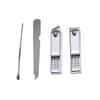Set Manicure Set Set Coltelli per Unghie Tagliaunghie Domestici Cucchiaini per Pulizia Orecchie Set per Solchi Unghie 4 pezzi