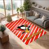 Pittsburgh Penguins Crystal Velvet Rug, Custom Name Text Personalized Non‑Slip Floor Mat for Home Decor Gift