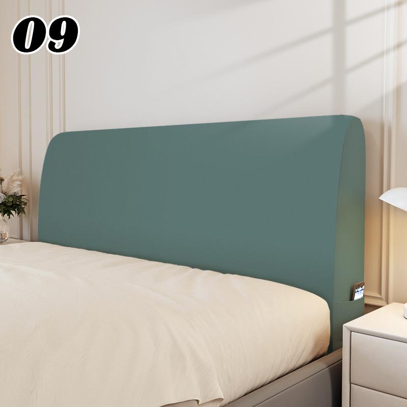 Chinese Style Elastic Bedhead Cover All-Inclusive Dust-proof Soft Headboard Protector Backrest Cover Universal Bed Head Covers