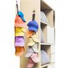 Stylish Hat Organizers Holder Rack for Closet Rod Easy Storage Hangers With 16 Large Clip for Baseball Golf Beanies
