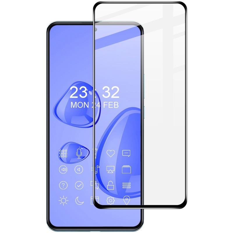 IMAK Pro+ Series for Xiaomi 12T 5G/Redmi K50 Ultra 5G/12T Pro 5G HD Full Coverage Screen Protector Anti-fingerprint HD Full Glue Tempered Glass Film