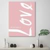 Leinwanddruck, Rosa Liebe