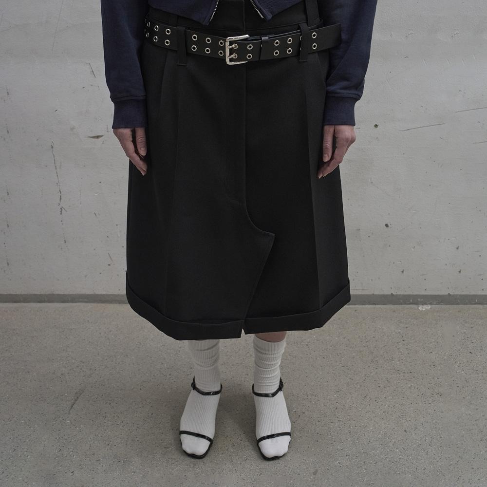 Lcdc Tm Tailored Zip Front Skirt (Black)