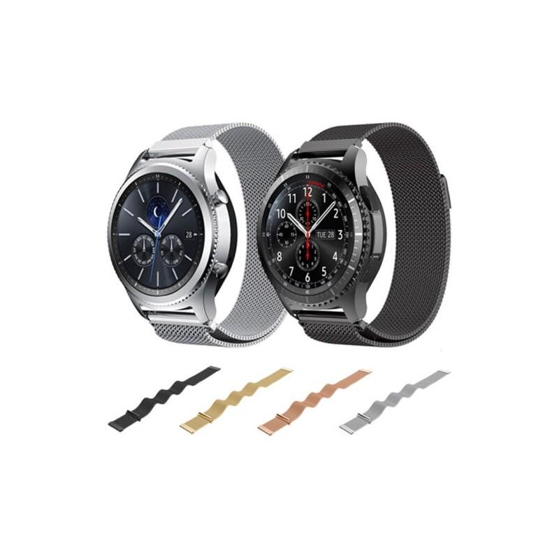 Elegant Milanese Magnetic Stainless Steel Watch Band Strap For Samsung Gear S3 Frontier