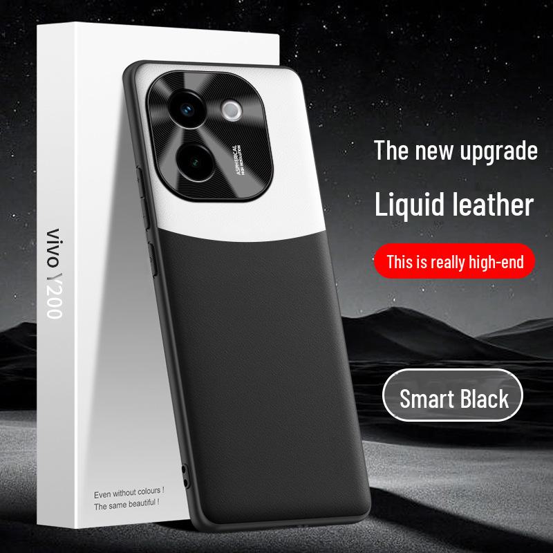 

Чехол Vivo Y200 из жидкой кожи: Защитный чехол от падений и обрастания vivo Y200