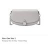 Michael Kors Mila Cow Leather Shoulder Bag, Crossbody Bag Small Women's Pearl Gray 35T5SIMC5L-PEARL GREY