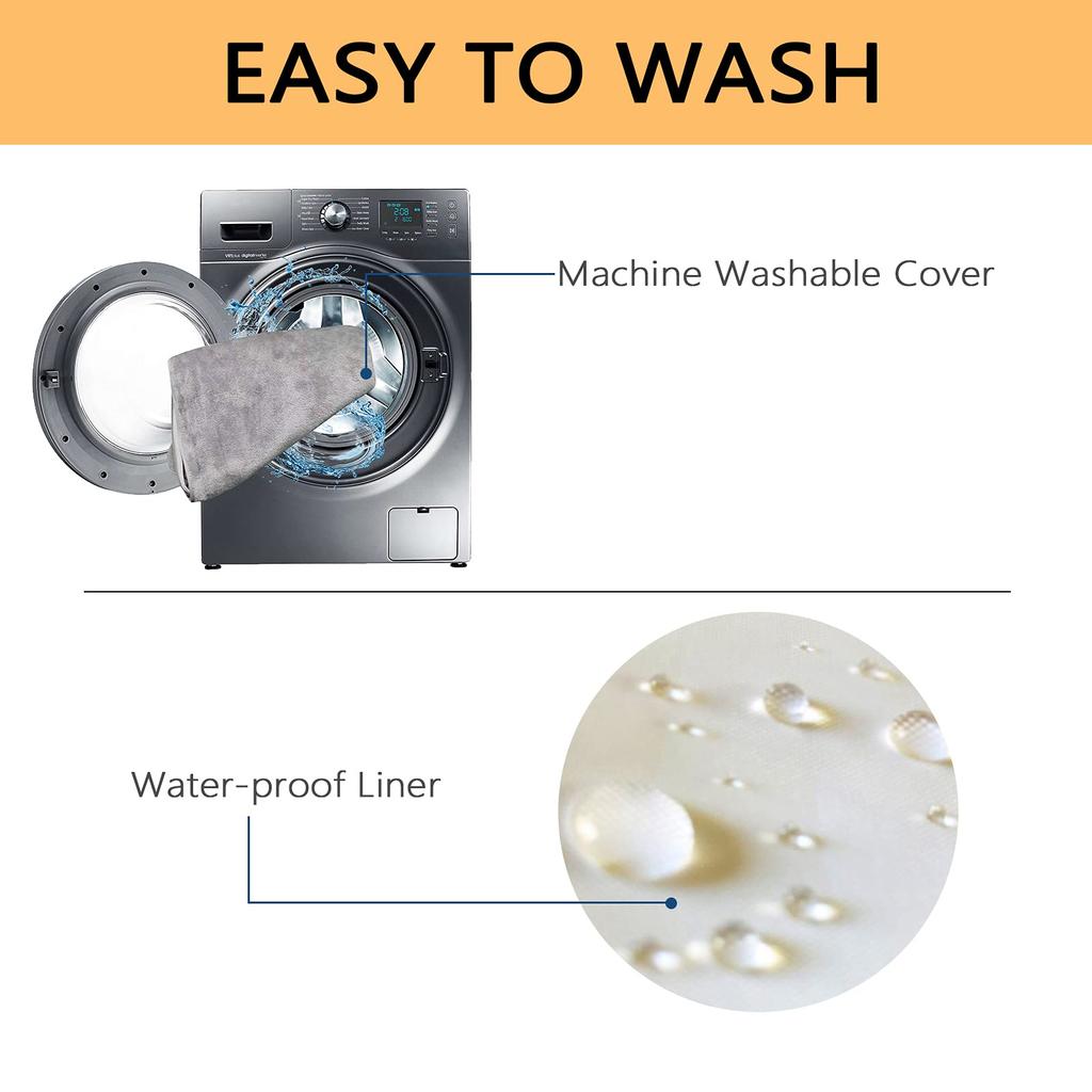 EMPSIGN Pet Dog Dog Cat Indoor Just the Right Removable Suitable for and Suitable for Senior and Senior Mat, Cushion, Bed, Bed, Kennel/Cage, Use,