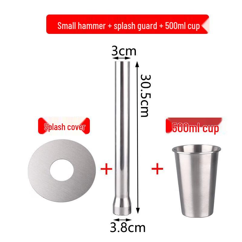 

Stainless Steel Milk Tea Lemon Muddler Set