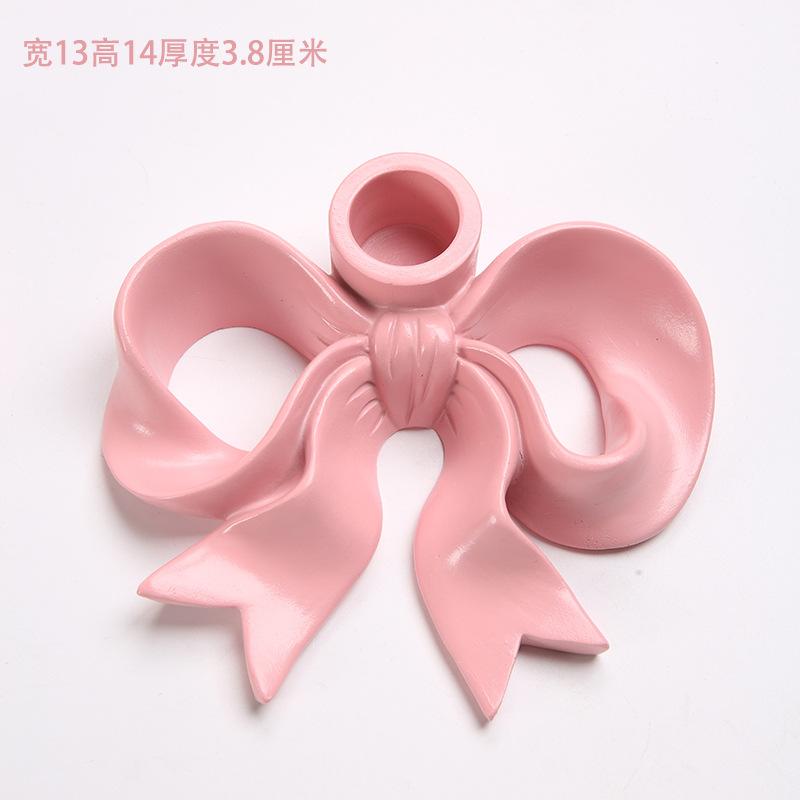 Bow Shaped Stove Creative Home Ceramic Decoration Candle Base