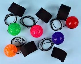 Wrist Elastic Ball Upgraded Version With Rope Rubber Throwing Ball Wrist Magic Ball Decompression Toy Hand Throwing Force Ball