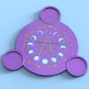 Silicone Moon Phase Candle Holder Resin Casting Mold Epoxy Mould Craft DIY